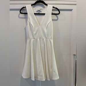 Lulu’s Off White Skater Dress